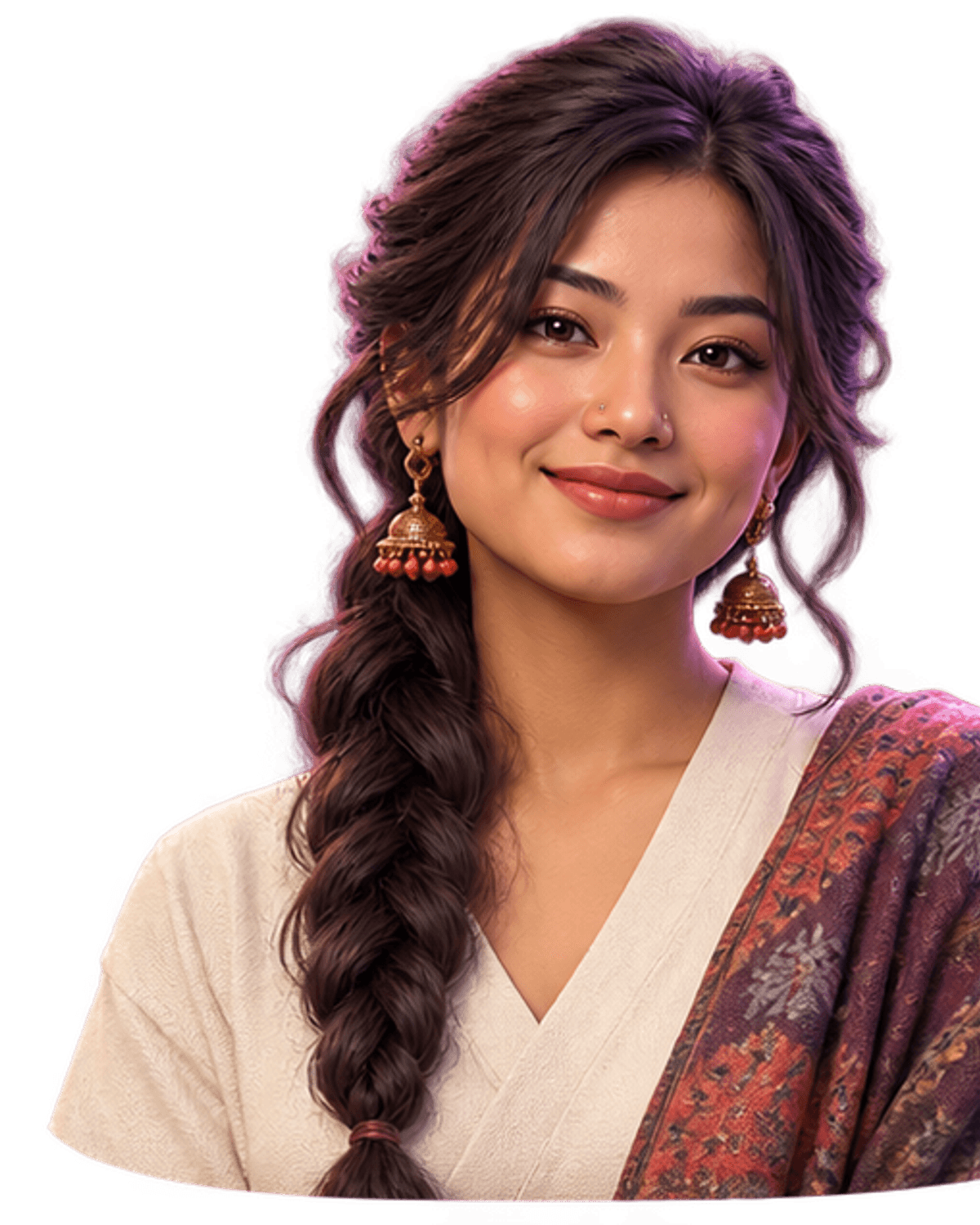 3D portrait of Ms Srijana Lama